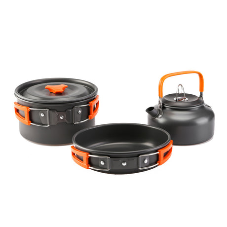 Portable Outdoor Cookware Set for Camping and Picnics