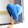 Knitted Sequin Beret with Rabbit Hair Detail