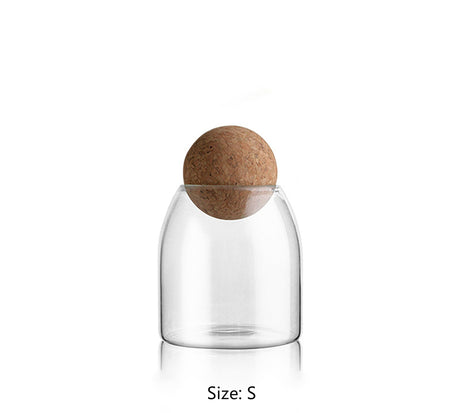 Transparent Glass Sealed Jar for Kitchen Storage