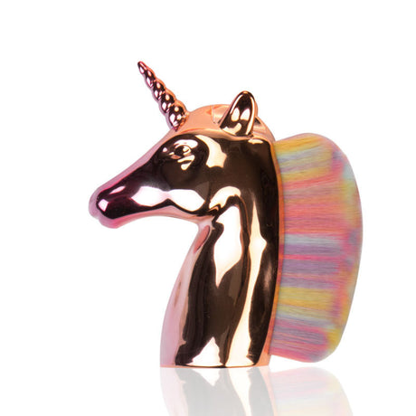Unicorn Makeup Brushes Set - Rose Gold Powder Brush
