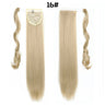 European American Long Straight Hair Velcro Ponytail