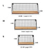 Japanese Style Wall-Mounted Iron Storage Basket