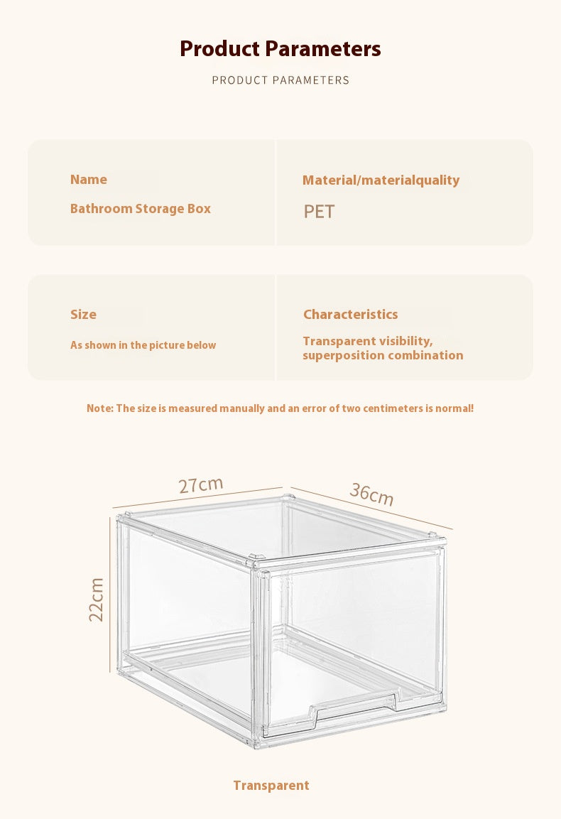 Transparent Acrylic Desktop Storage Drawer