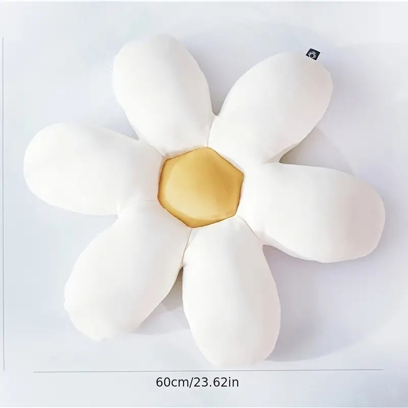 Six Petal Flower Plush Pillow for Home Decor (1pc)