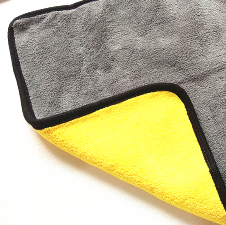 Double-Sided Coral Fleece Car Wash Towel
