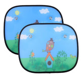 Car Sunshade with Mesh Insulation and Suction Cups