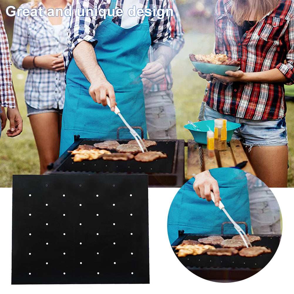 Thickened Non-stick BBQ Mat for Outdoor Grilling