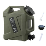 HiGropcore Water Container with Spigot - 2.6Gallon/3.2Gallon Water Jug Portable Camping Water Tank BPA Free - Emergency Water Storage for Camp Outdoor Hiking