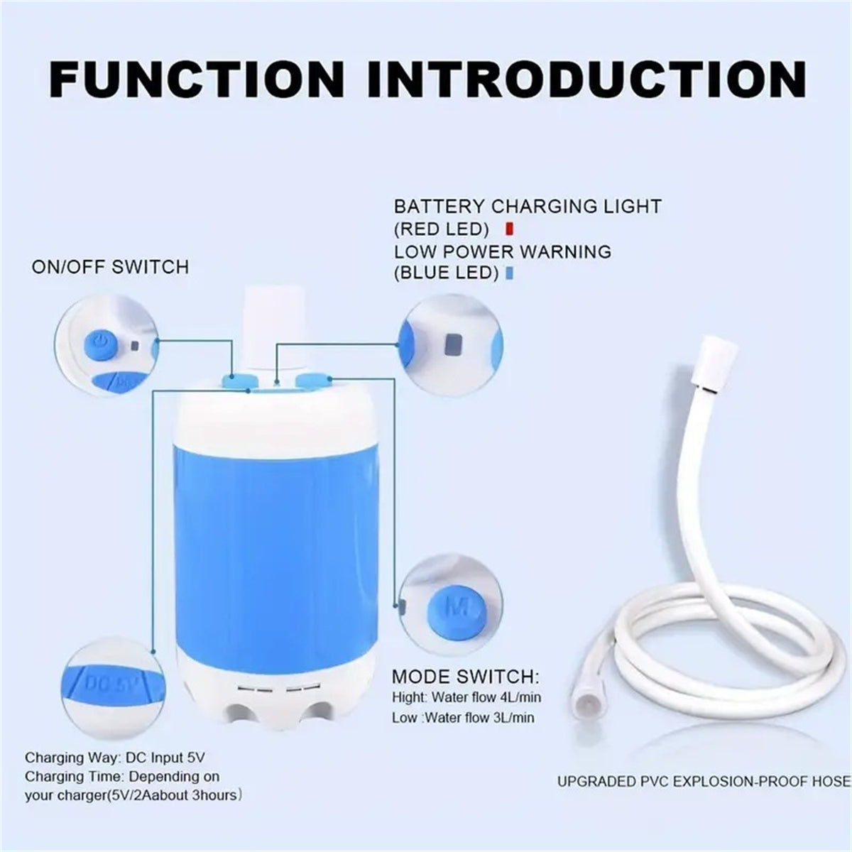 Portable Outdoor Camping Shower