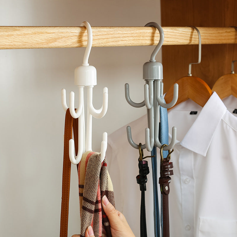 360-Degree Rotating Octopus Hook for Closet Storage