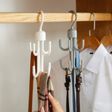 360-Degree Rotating Octopus Hook for Closet Storage