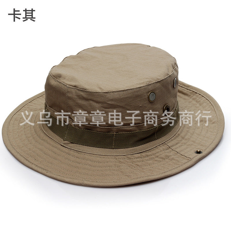 Camouflage Outdoor Round Brim Hat for Hiking