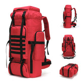 BNMJVJL 70L Hiking Backpack Military Tactical Camping Adjustable waterproof Climbing Sport Bags