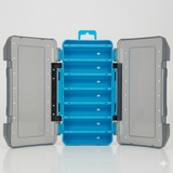 Dual-Sided Fishing Tackle Box