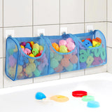 Bath Toy Storage Goowin Bath Toy Holder 3 Compartment Large Openings Bath Toy Organizer Large Capacity Bath Tub Toy Holder Kids Bathtub Toy Storage For Accessing & Sorting Toys (Blue Regular)