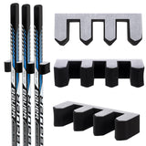 Yousoontic Hockey Stick Holder Hockey Puck Holder Wall Mount Hockey Stick Ice Hockey Stick Organizer Bracket(5.3 InchBlack1 Pc)