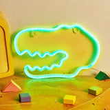 Dinosaur Shaped LED Neon Sign for Home Decor