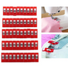 Plastic Sewing Clips - Red Color Fasteners