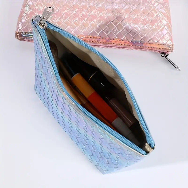 3D Hexagonal Bright Color Makeup Organizer Bag
