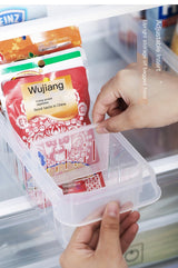 Japanese Frosted Kitchen Fridge Storage Container Box