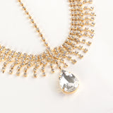 Bohemian Rhinestone Forehead Chain Hair Accessory