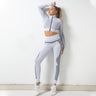 Seamless Jacket Zipper Suit for Fitness Yoga Wear