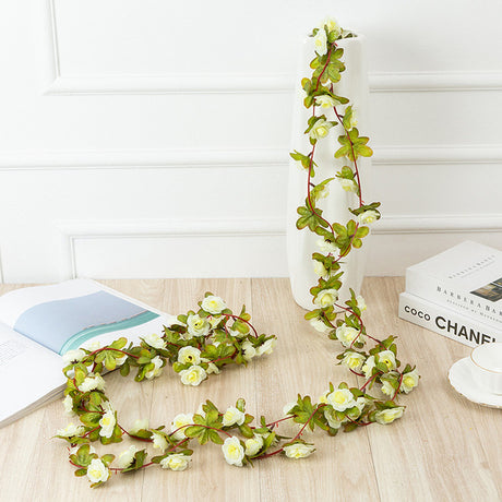 250CM Artificial Rose Garland for Home and Garden Decor