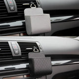 Leather Multifunctional Storage Box for Car Air Vents