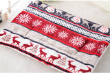 Thick Coral Fleece Pet Blanket and Dog Bed Mat