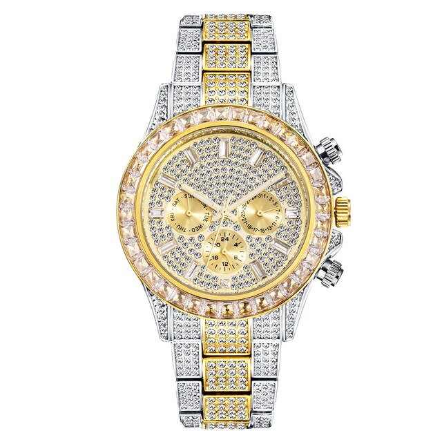 Rainbow Diamond Quartz Watch - Atlantic Shopping Mall