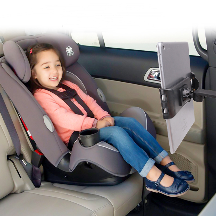 Car Seat Phone and Tablet Holder for Back Seat