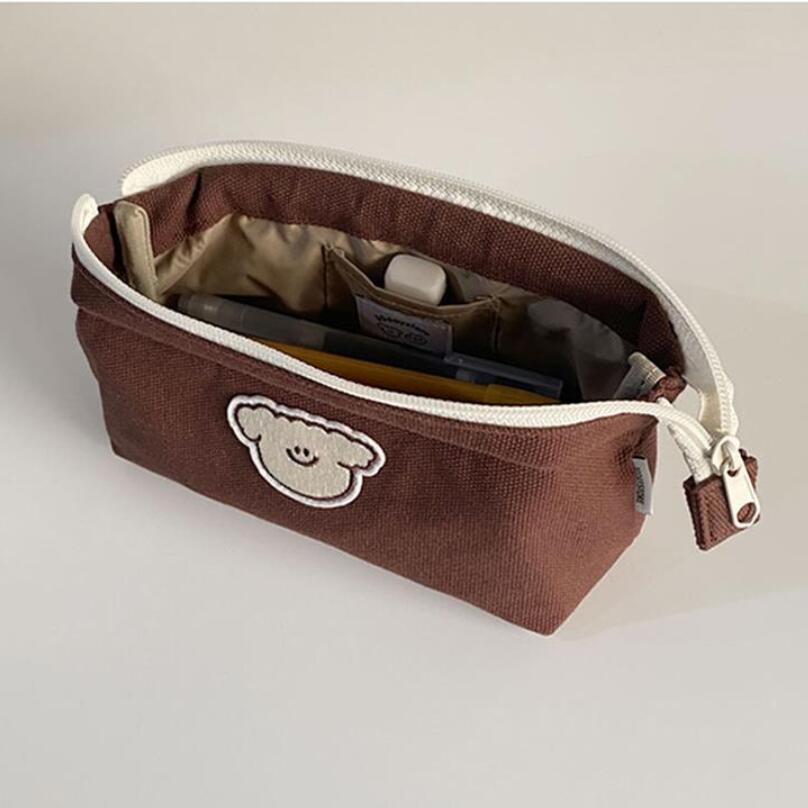 Cute Canvas Makeup Organizer and Storage Bag Pouch