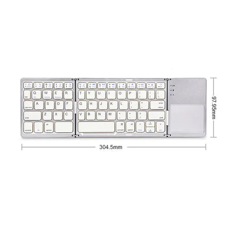 Wireless Bluetooth Folding Keyboard - Atlantic Shopping Mall