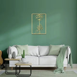 Thickened Modern Metal Line Art Wall Decor (1pc)