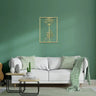 Thickened Modern Metal Line Art Wall Decor (1pc)