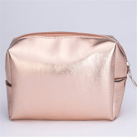 Pink Gold Women’s Makeup Organizer Cosmetic Bag