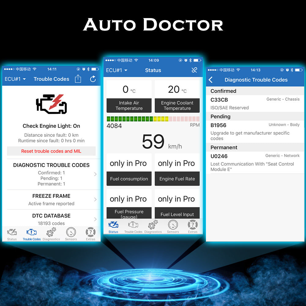 Bluetooth 4.0 Dual-Mode Car Diagnostic Tool