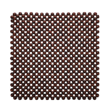 CALLARON 18" Cooling Seat Mat for Car Wooden Bead Cushion Car Seat Coat Wooden Car Seat Cover Wood Beaded Seat Cover Wood Beads Seat Cushion Auto Seat Cusion Car Seat Cusion