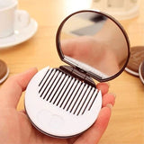 Chocolate Sandwich Biscuit Portable Folding Makeup Mirror