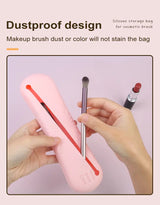 Large Capacity Portable Travel Makeup Brush Organizer