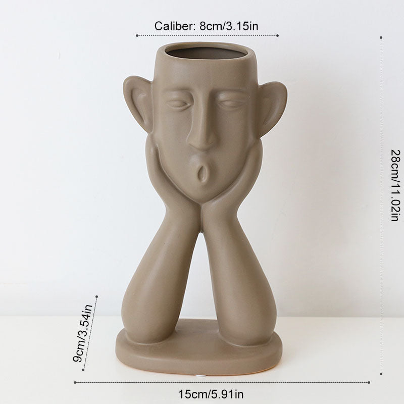 Nordic Creative Ceramic Vase for Home Decoration