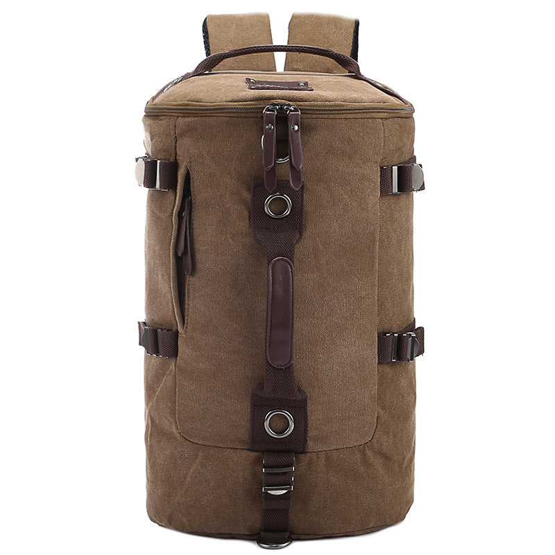 Canvas Backpack for Travel and Hiking - Multi-Function