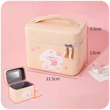 Portable Double Layer Multifunctional Makeup Bag