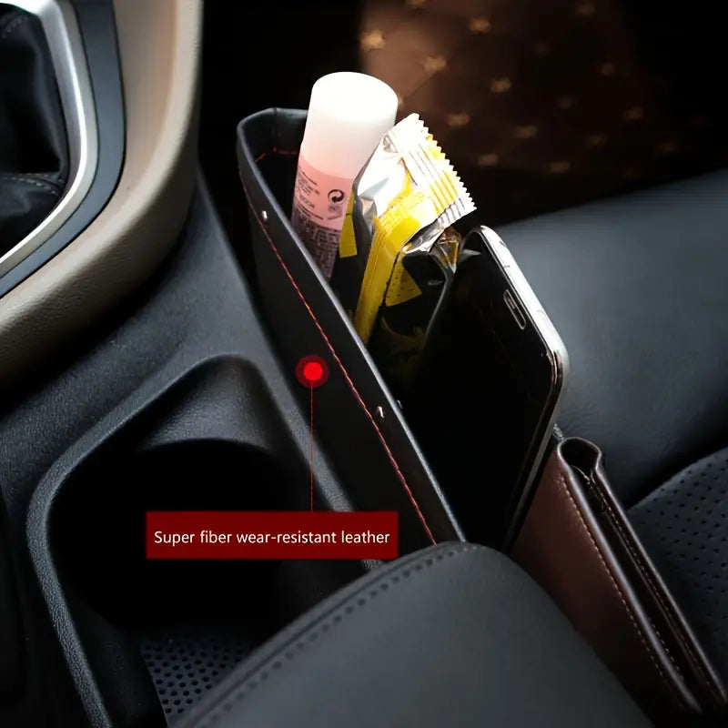 Universal Car Seat Organizer with Adjustable Pockets
