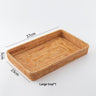 Hand-Woven Rattan Storage Basket for Kitchen & Picnic
