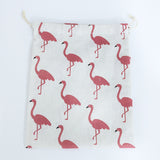 Cotton Linen Drawstring Storage Bag for Students