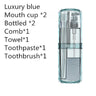 Men's Travel Toiletry Bag Set with Cup and Organizer
