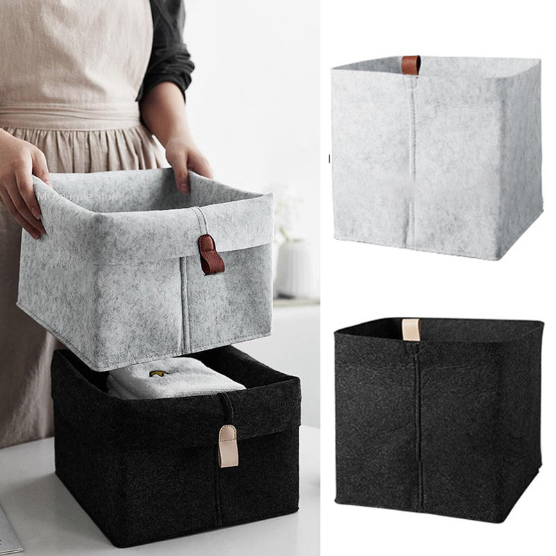 Felt Storage Basket for Clothing and Organization