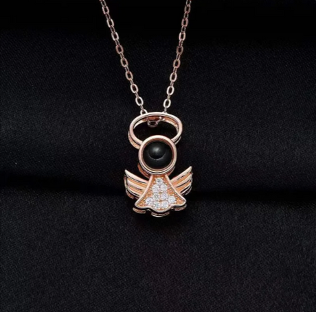 100 Languages Angel Projection Necklace