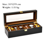 Elegant Wooden Watch and Jewelry Organizer Box